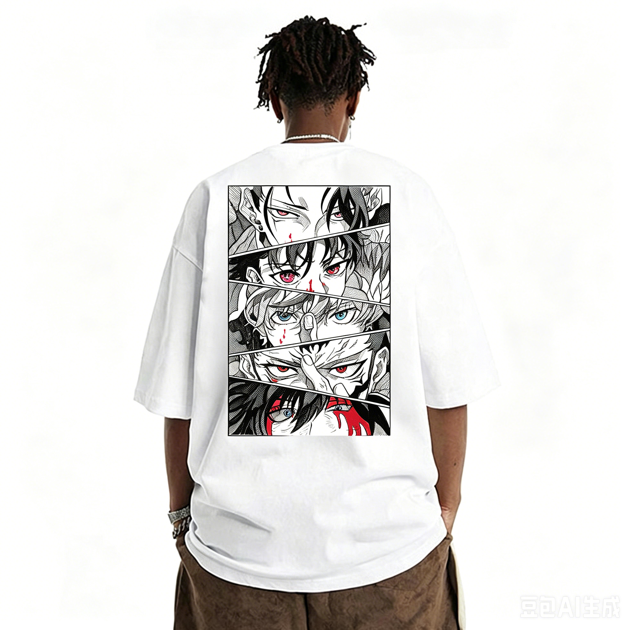 Street Fashion Model - 2026 Summer Jujutsu Kaisen Graphic T-Shirt