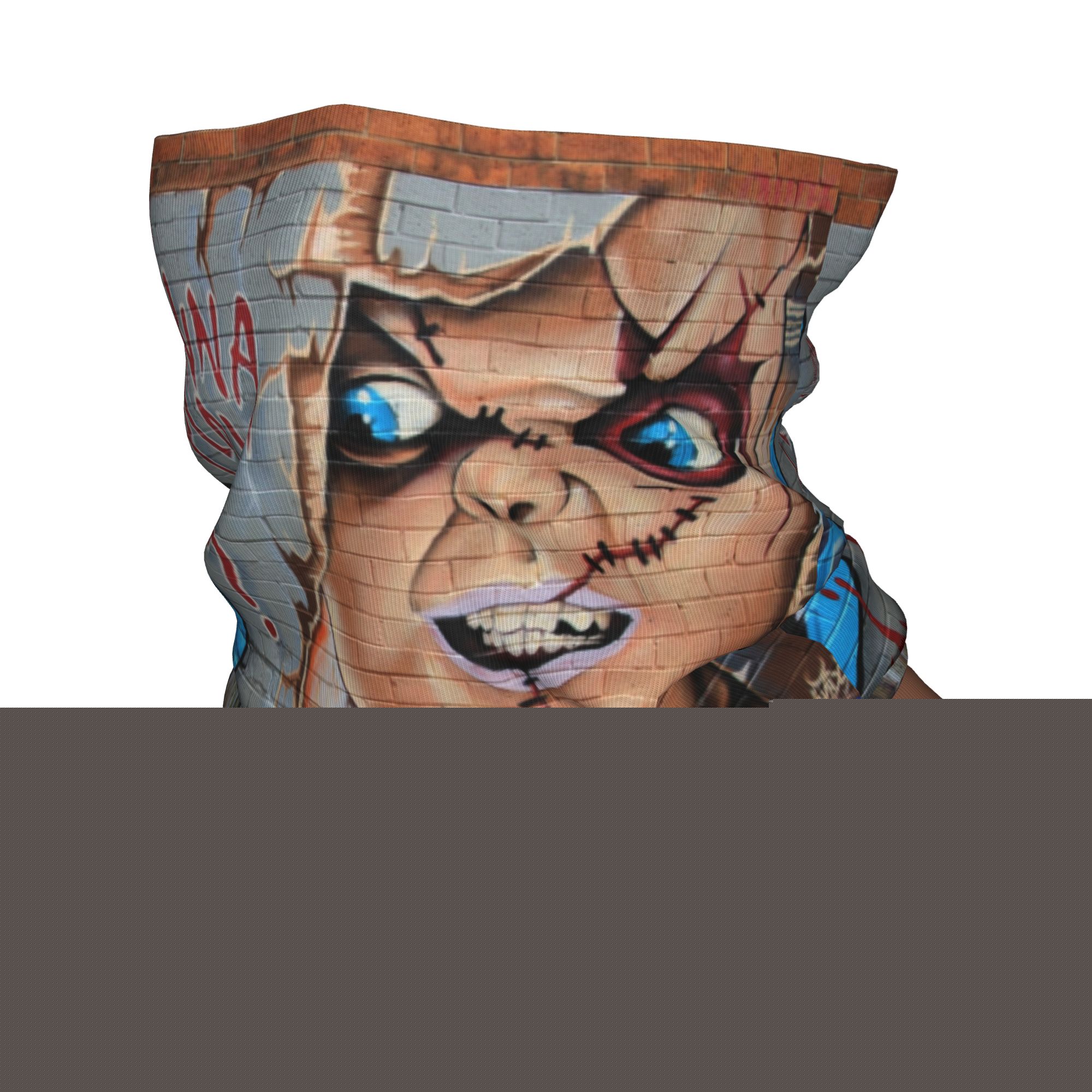 Street Fashion Art - Custom Chucky Street Art Bandana Neck