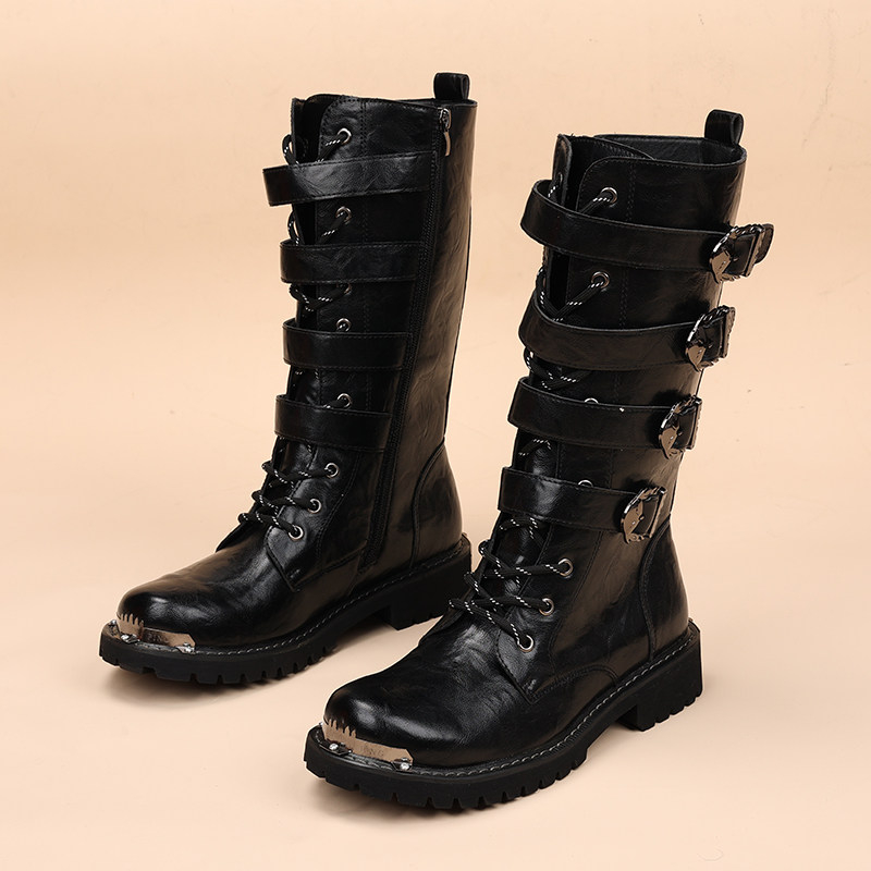 Street Fashion Vintage - italian brand designer high boots for