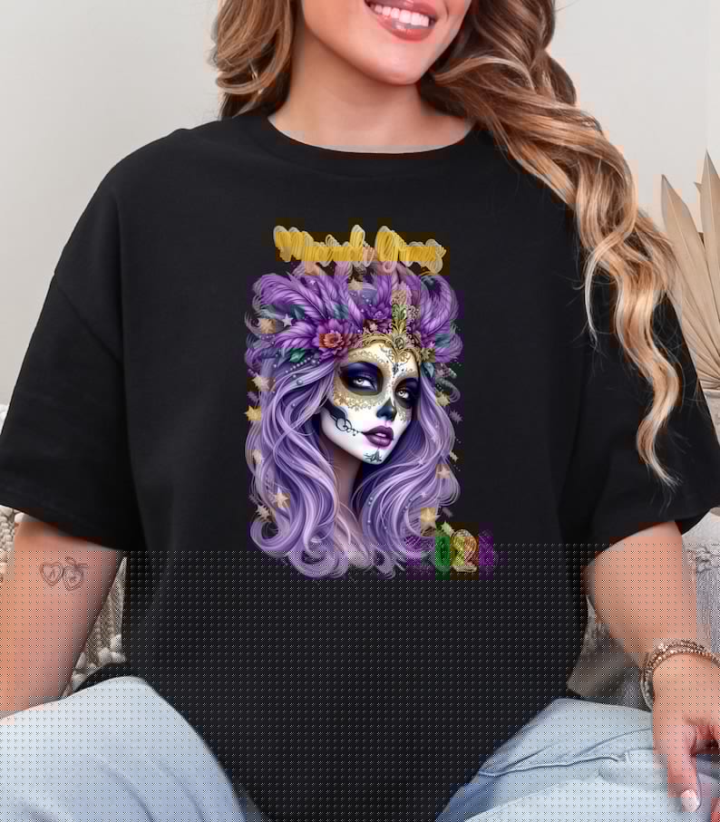 Parade Fashion Street - Mardi Gras Lady 2026 Shirt Purple