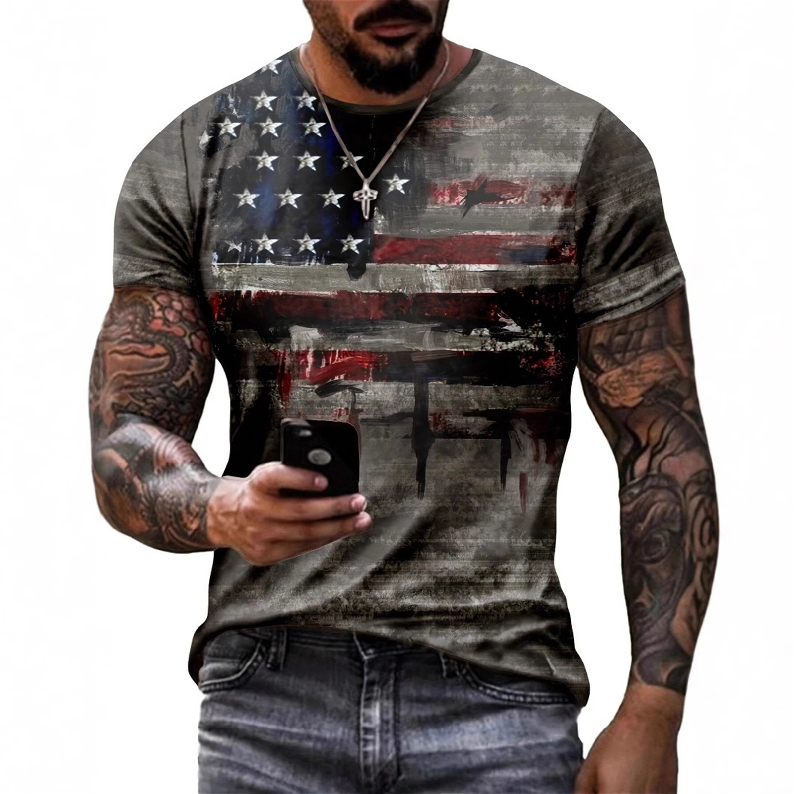 Men'S USA Independence Day Fla – обзор и цена Street Fashion Europe