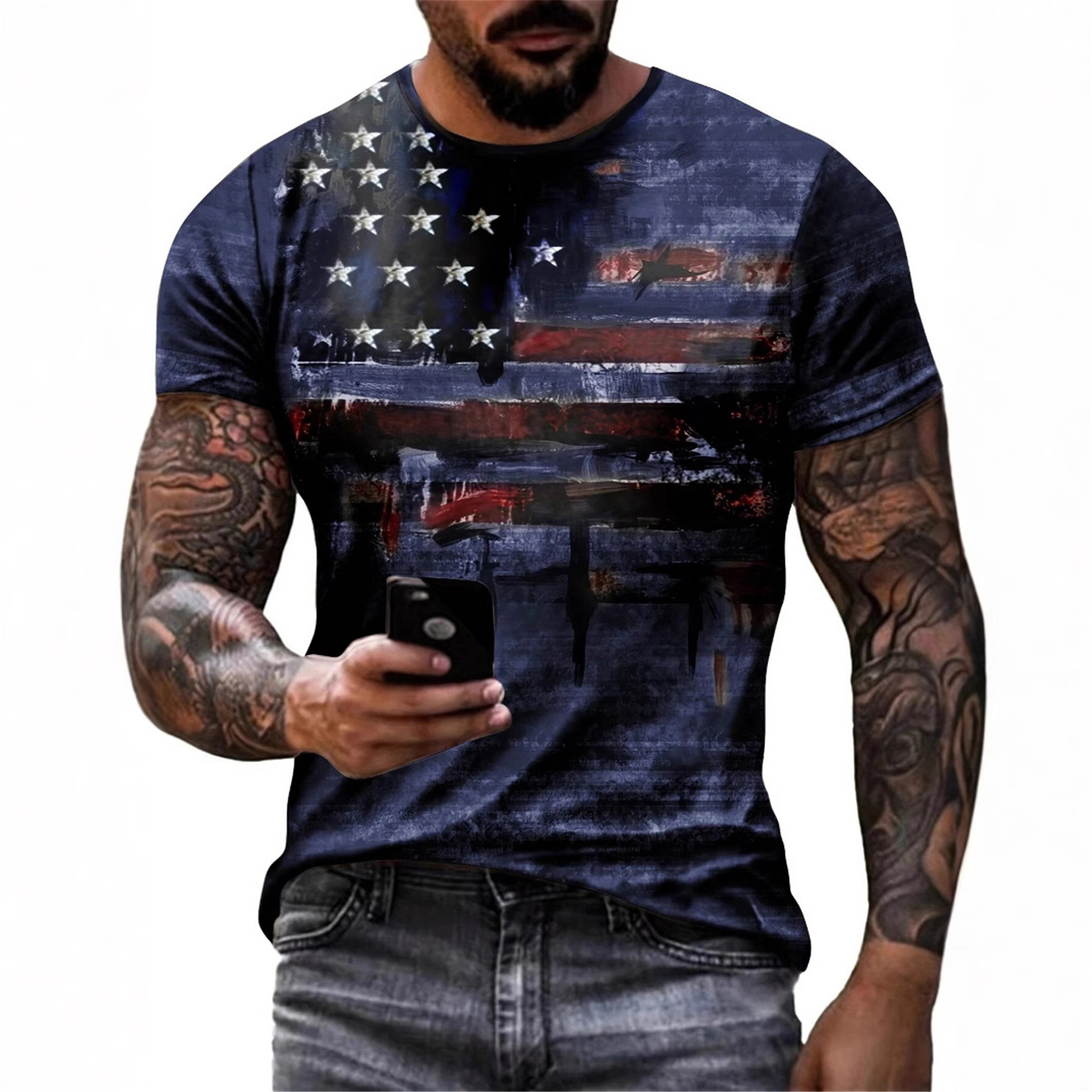 Men'S USA Independence Day Fla – обзор и цена Street Fashion Europe