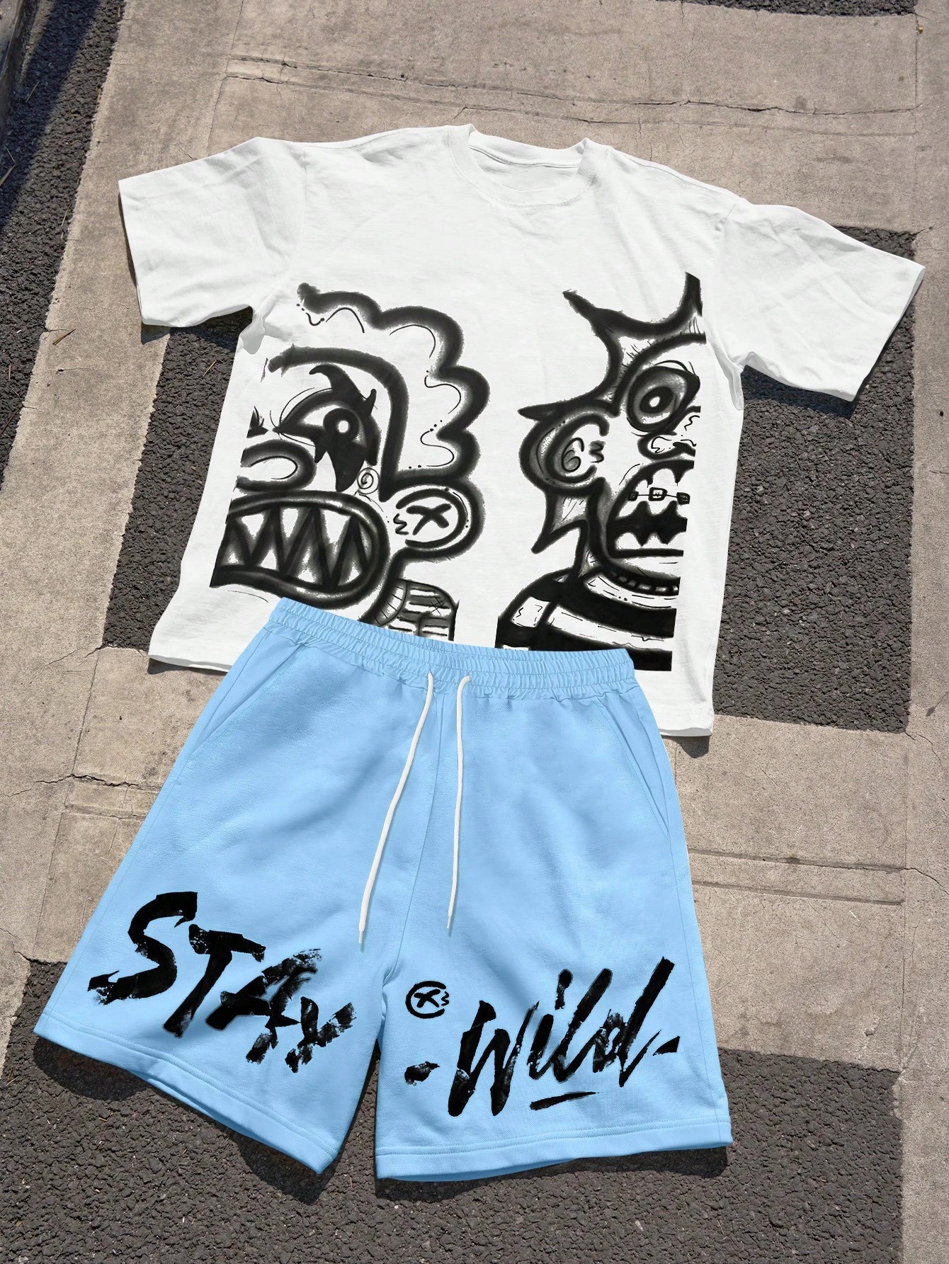 2026 Summer New Men's Short-Sl – обзор и цена Street Fashion Designer