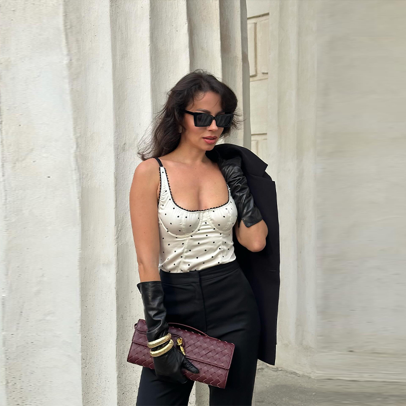 Chic New Strap Sleeveless Dot  – обзор и цена Street Fashion Winter 2026