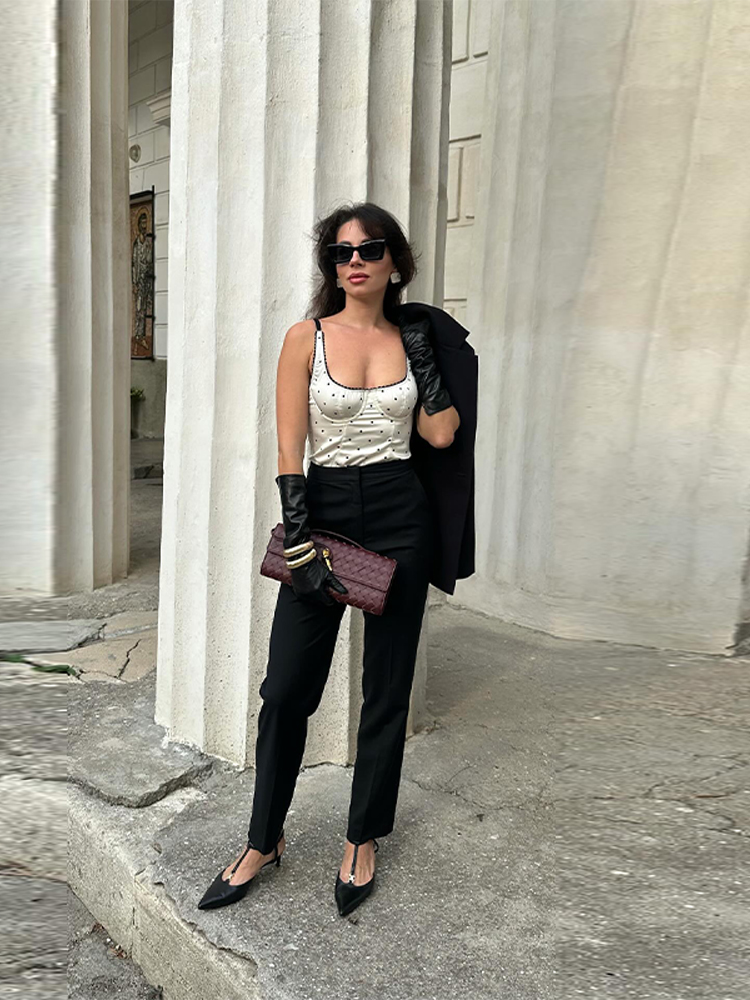 Chic New Strap Sleeveless Dot  – обзор и цена Street Fashion Winter 2026