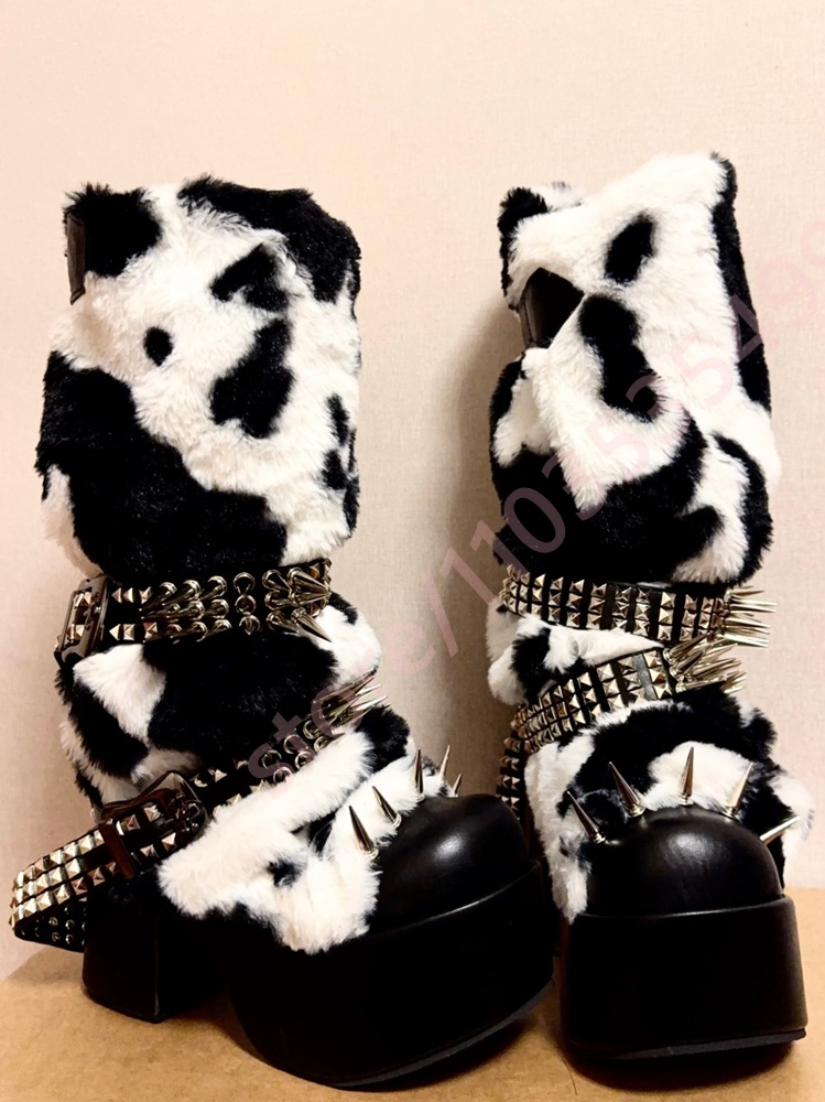 Winter Platform Cow Print Plus – обзор и цена Street Fashion Winter 2026