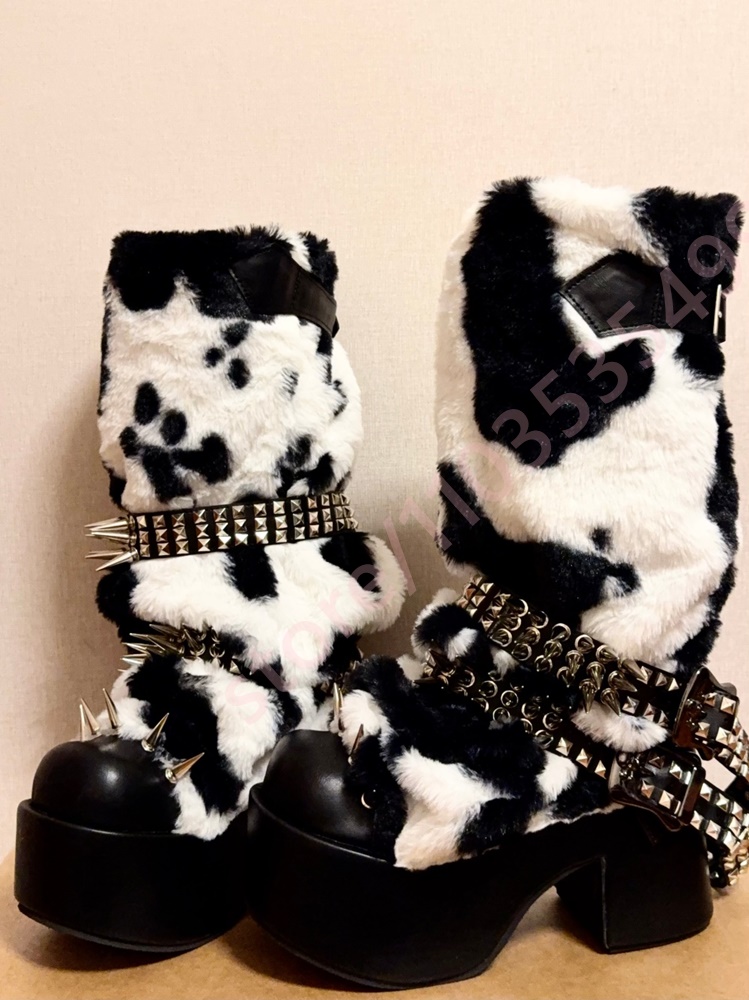 Winter Platform Cow Print Plus – обзор и цена Street Fashion Winter 2026
