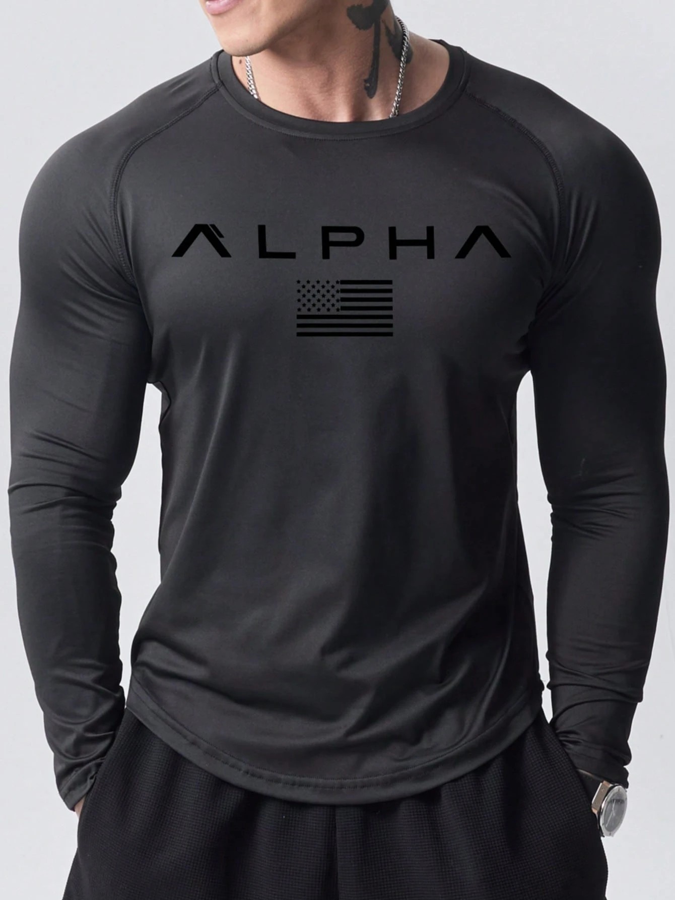 New men's long-sleeved T-shirt – обзор и цена Street Fashion Us