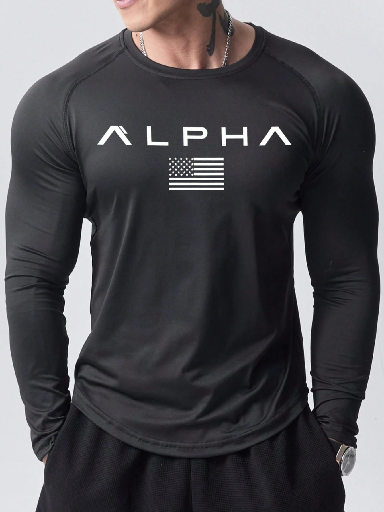 New men's long-sleeved T-shirt – обзор и цена Street Fashion Us