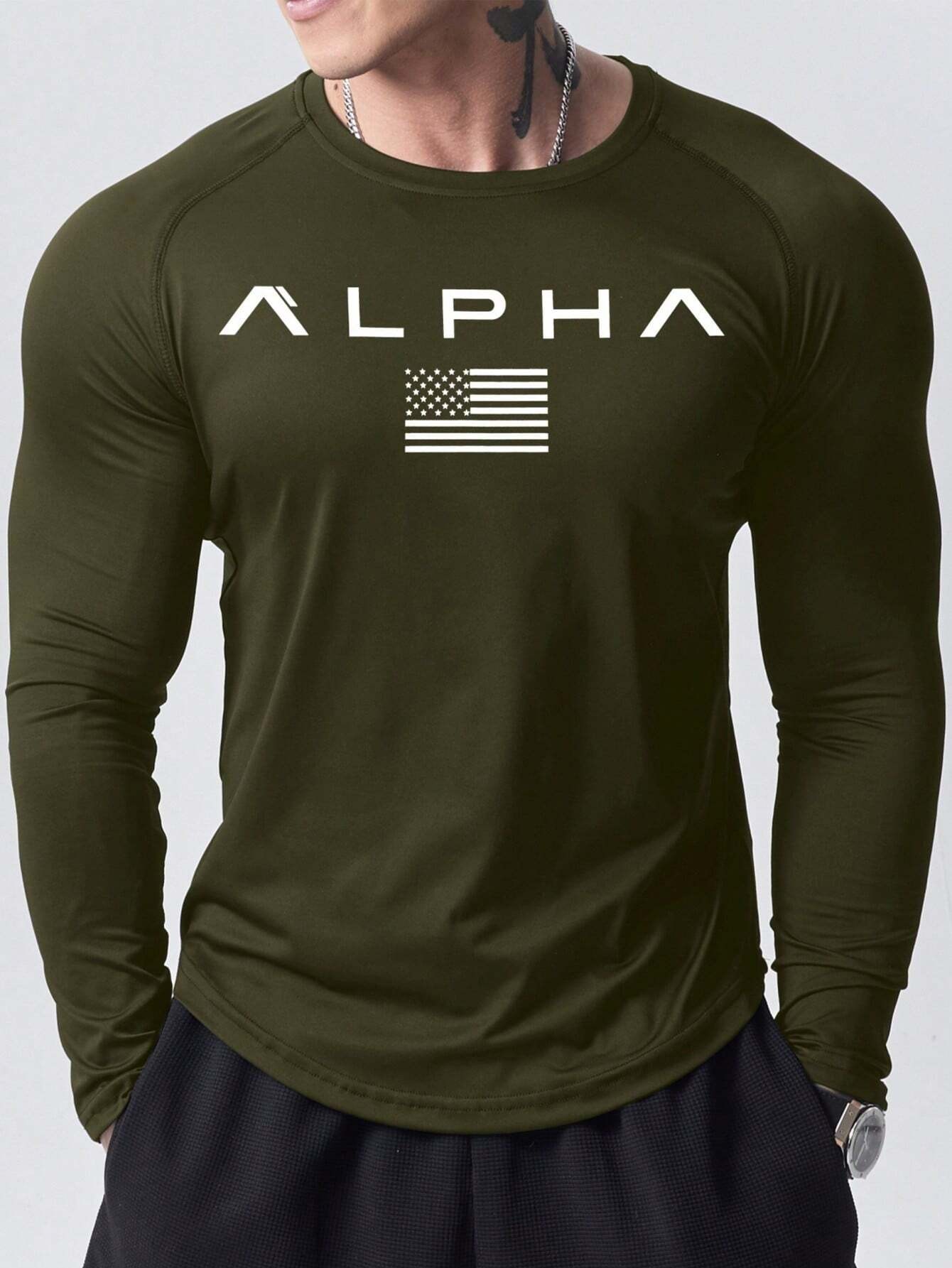 New men's long-sleeved T-shirt – обзор и цена Street Fashion Us