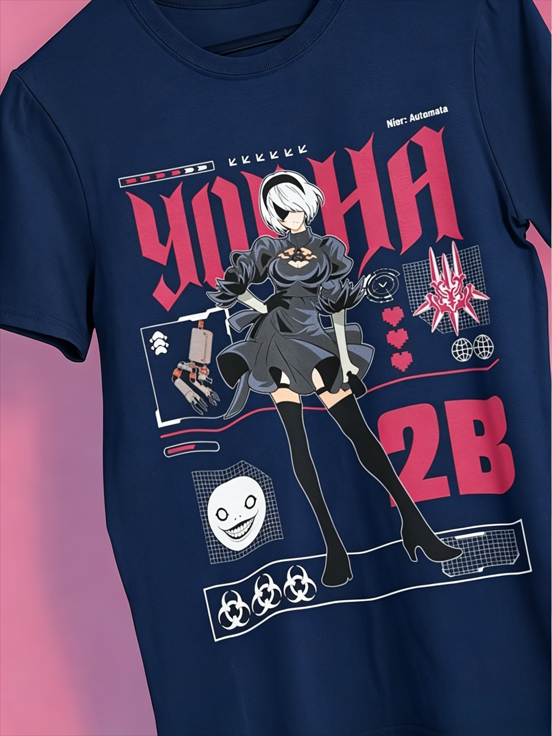 N-N Ier AUTOMATA Unisex T-shir – обзор и цена Street Fashion Videos