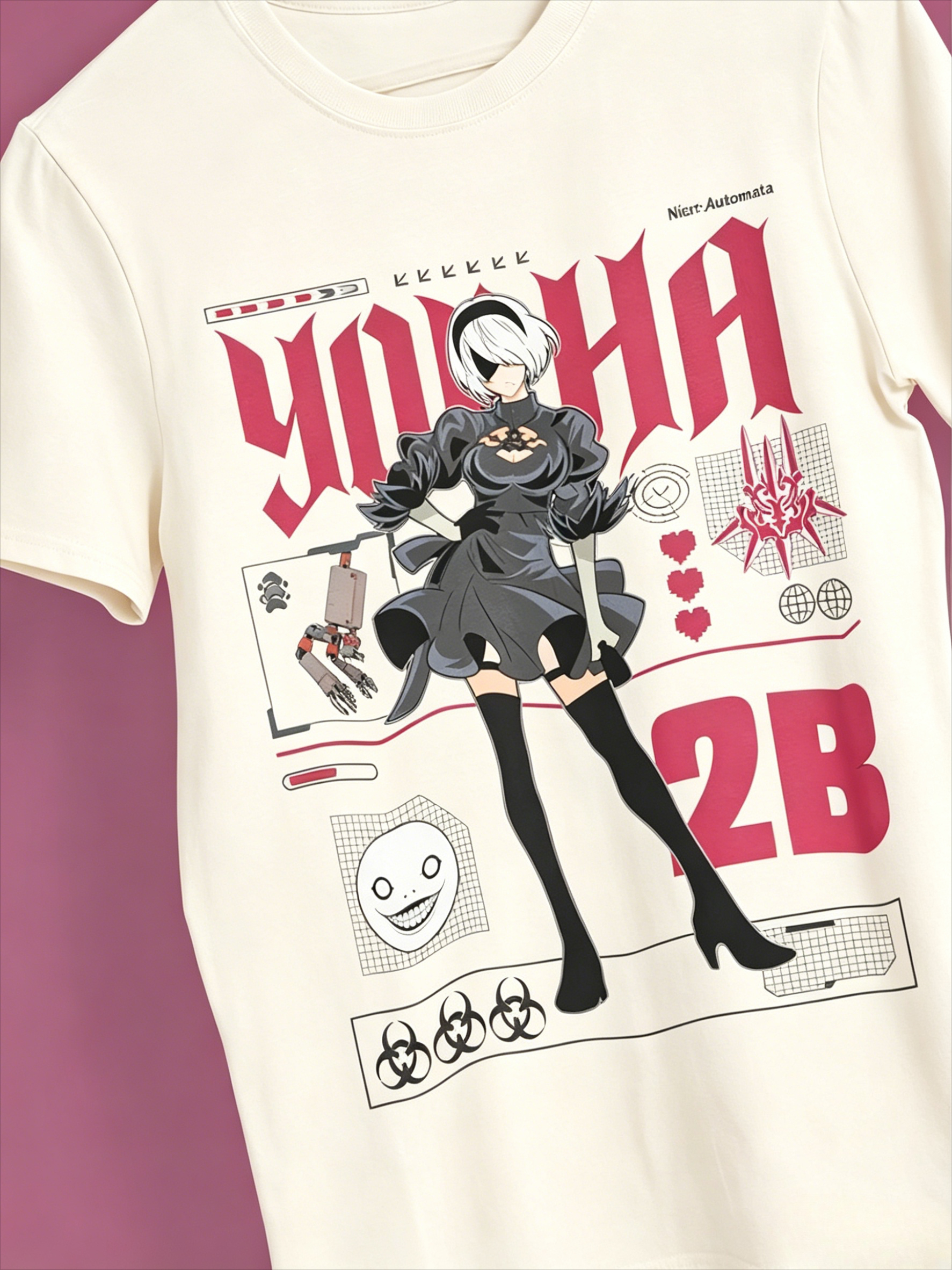 N-N Ier AUTOMATA Unisex T-shir – обзор и цена Street Fashion Videos