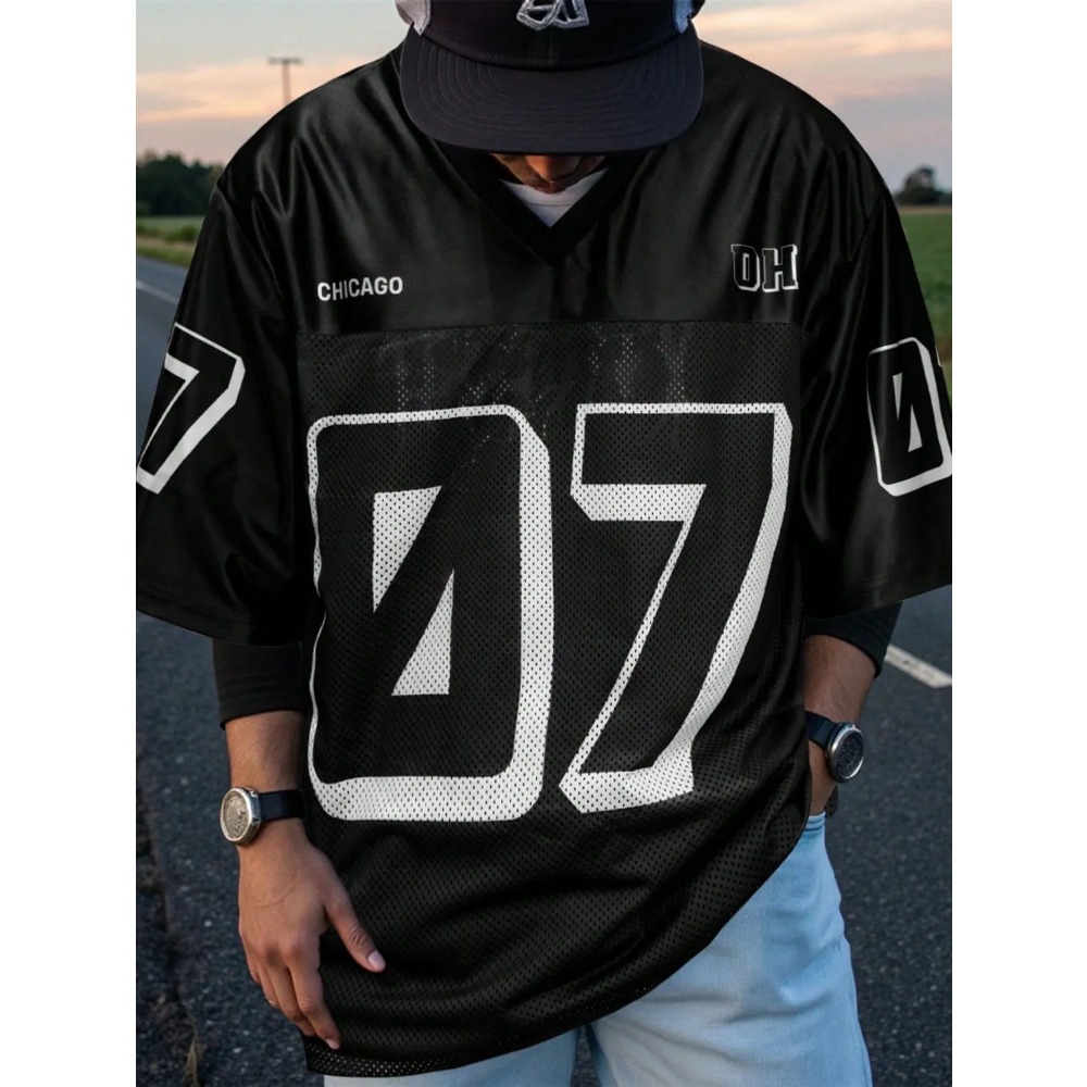 2026 Summer New Men's V-Neck T – обзор и цена Street Fashion Us
