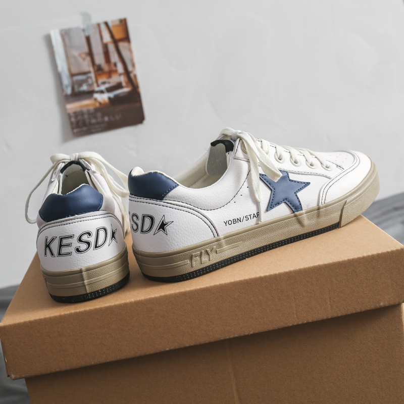 Retro White Star Skate Shoes 2 – обзор и цена Street Fashion Walking