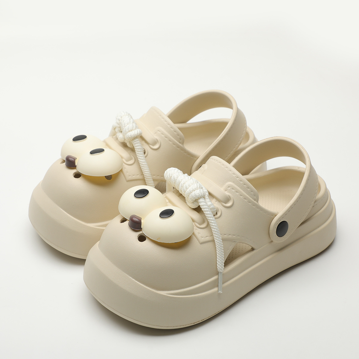 Cute DIY Big Eyes Fashion Clog – обзор и цена Street Fashion Walking