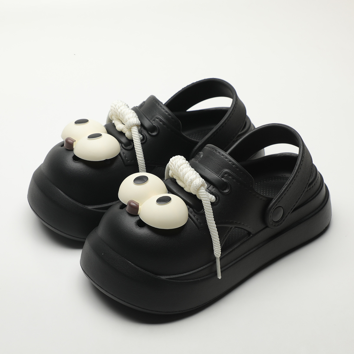 Cute DIY Big Eyes Fashion Clog – обзор и цена Street Fashion Walking