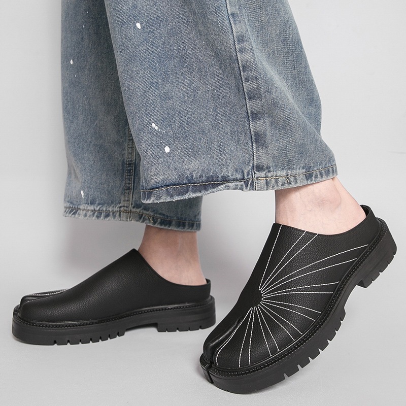 Fashion Leather Mules Slip on  – обзор и цена Street Fashion Vintage