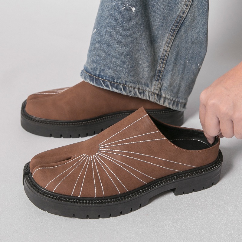 Fashion Leather Mules Slip on  – обзор и цена Street Fashion Vintage