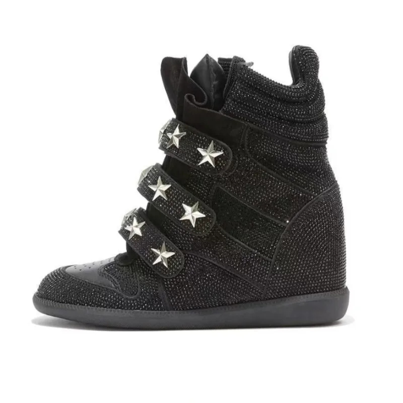 Women’s Rhinestone Ankle Boots – обзор и цена Street Fashion Walking