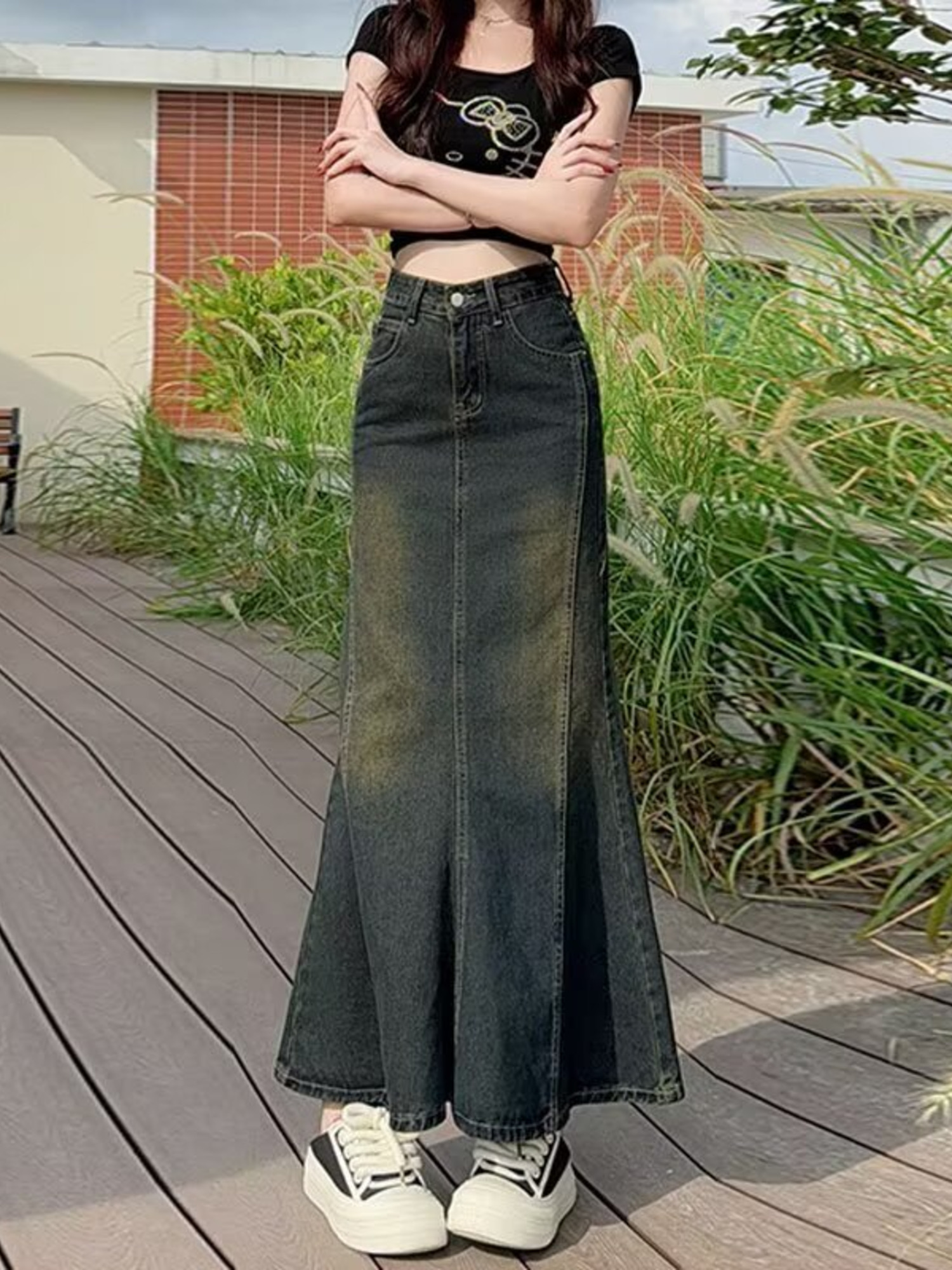 Women's Vintage Washed Denim M – обзор и цена Street Fashion Vintage