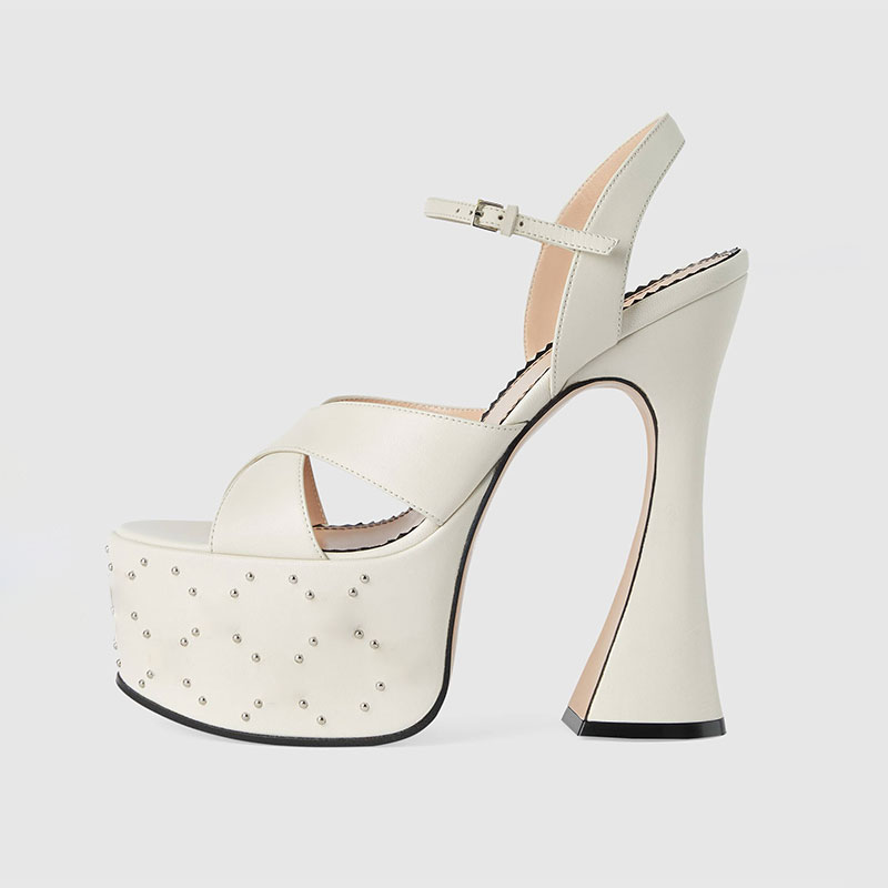 Fashionable White Black Buckle – обзор и цена Street Fashion Shoes