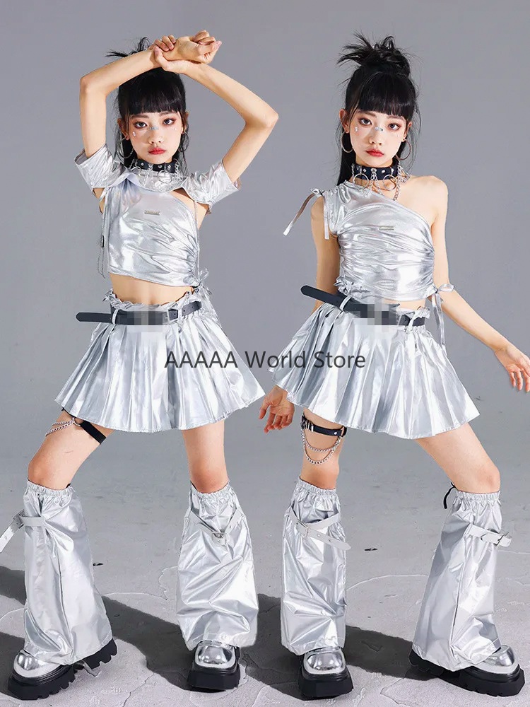 Cosplay Silver Crop Top Pleate – обзор и цена Street Fashion Europe