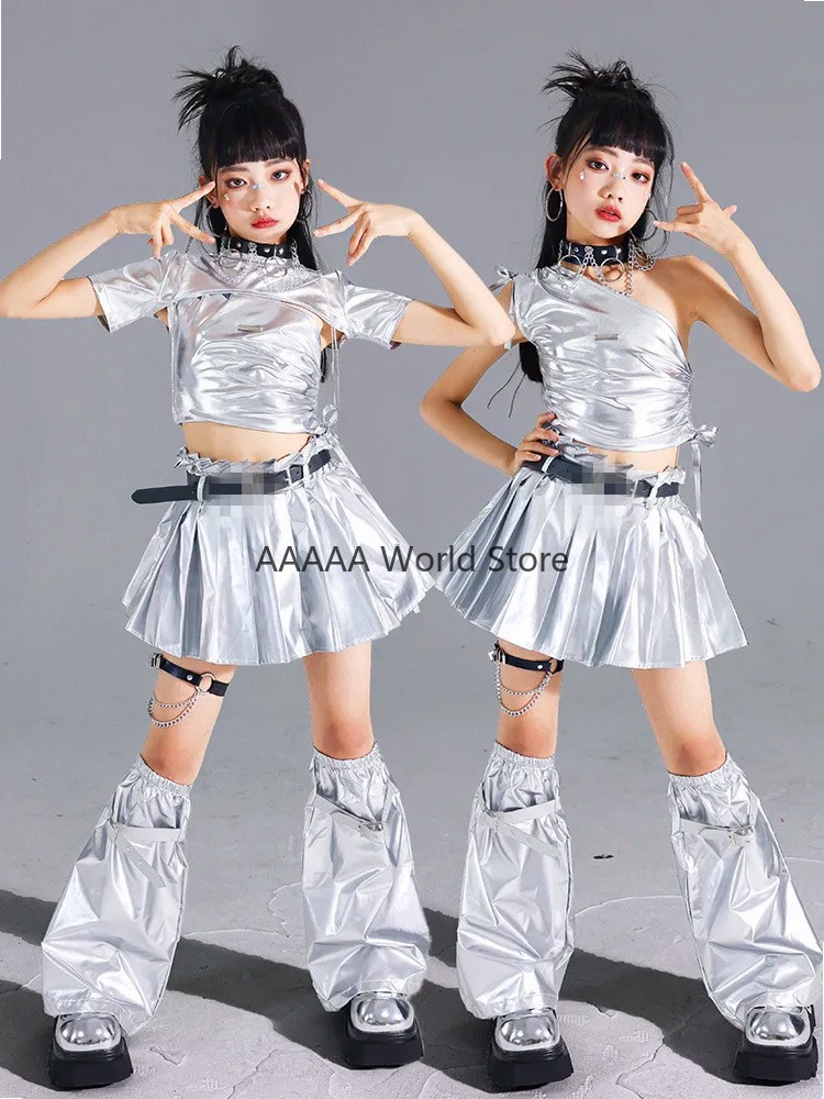 Cosplay Silver Crop Top Pleate – обзор и цена Street Fashion Europe