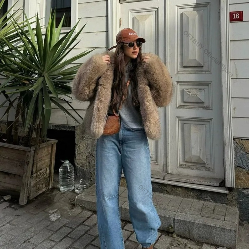 Chic Faux Fur Coat  with Hood  – обзор и цена Street Fashion Winter 2026