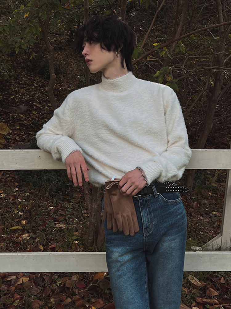 Fur Collar Pullovers Rock Mens – обзор и цена Street Fashion London