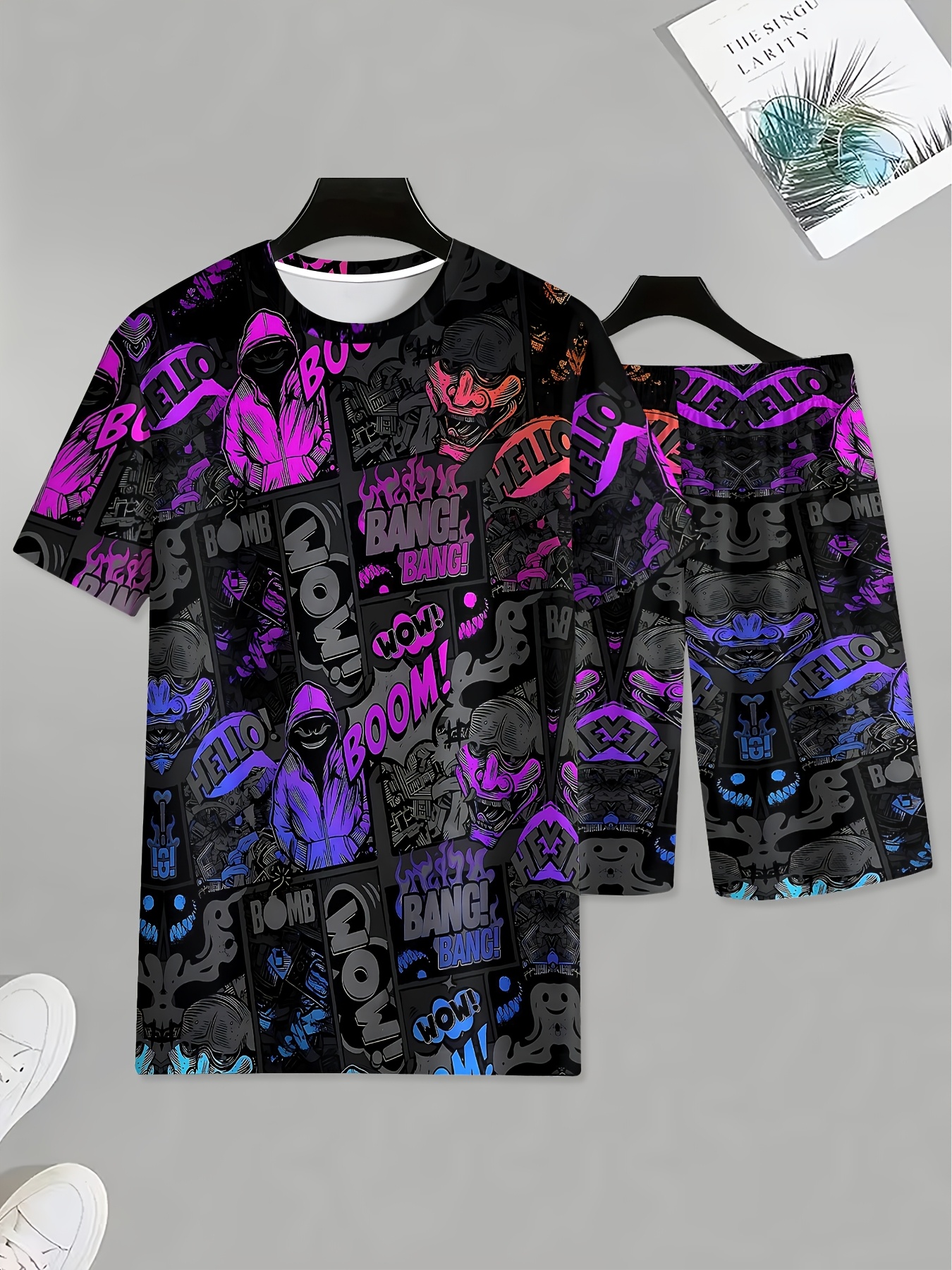 2026 Summer New Men's Short-Sl – обзор и цена Street Fashion Designer