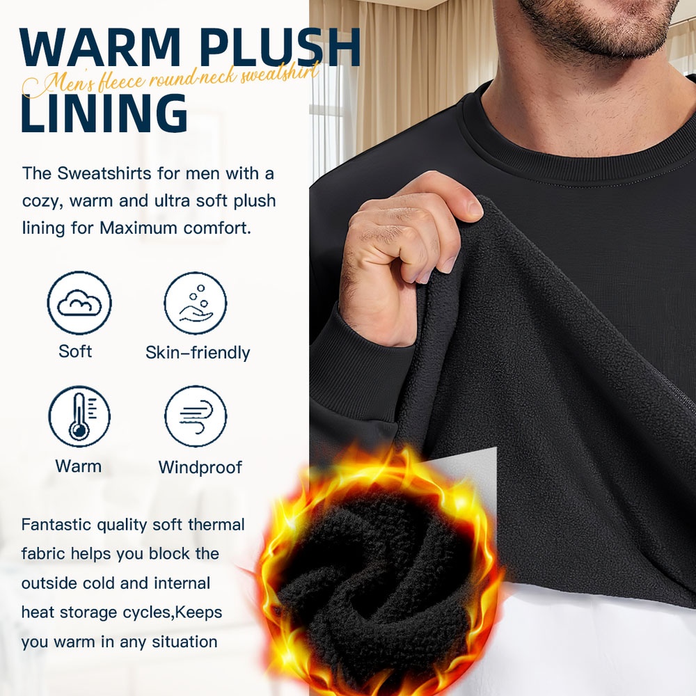 Men's Black Crew Neck Pullover – обзор и цена Street Fashion Los Angeles