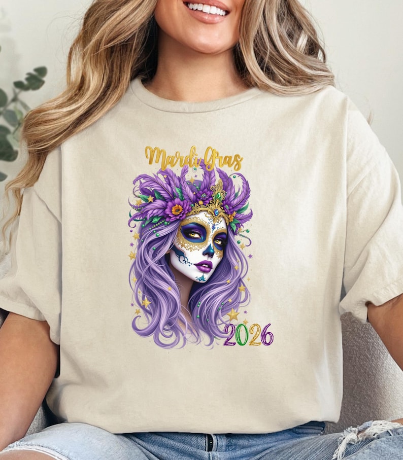 Mardi Gras Lady 2026 Shirt Pur – обзор и цена Parade Fashion Street